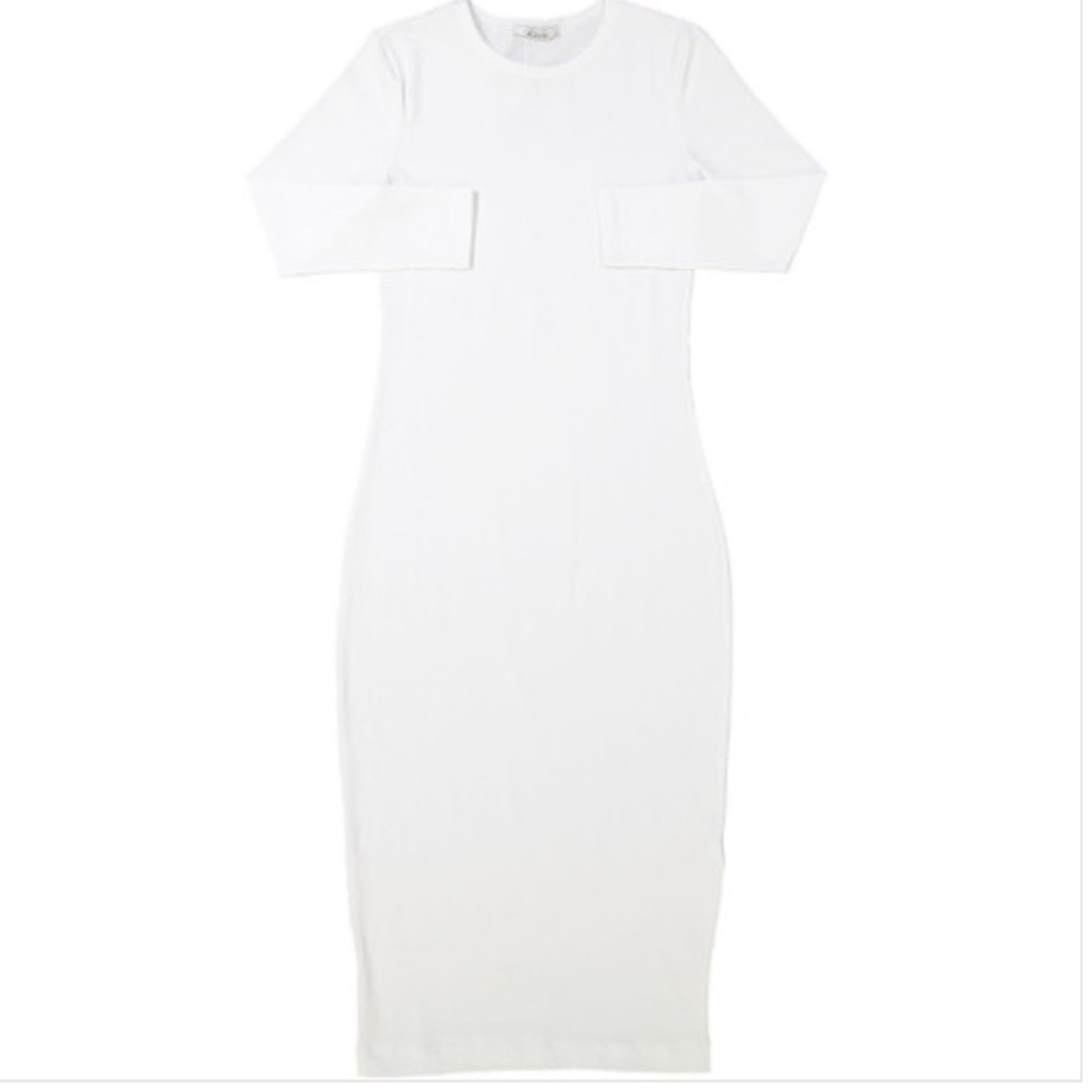 Kiki Riki Shell Dress 3/4 Sleeve White XXL